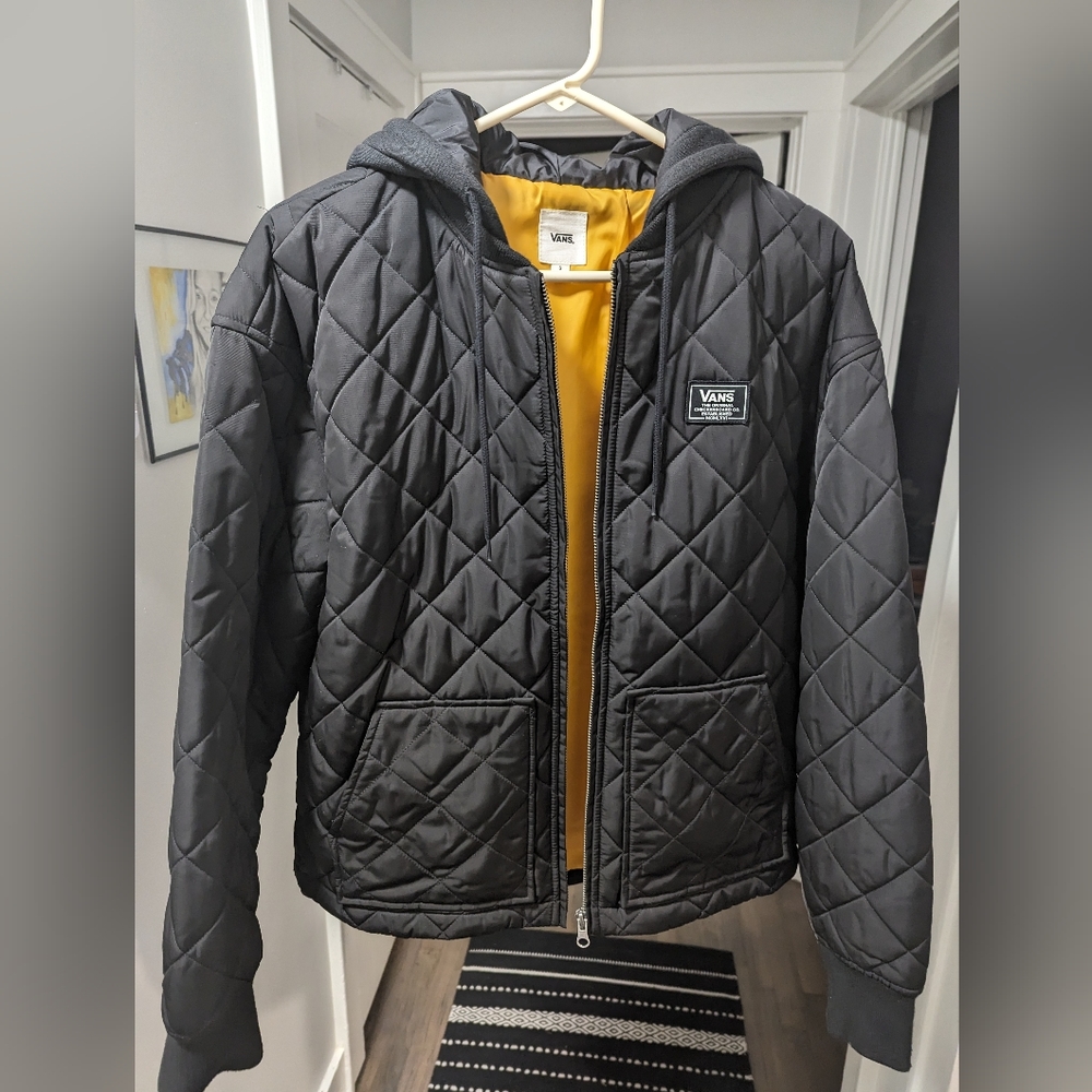 Vans Hooded Quilted Bomber Jacket Boom Boom 66 Womens